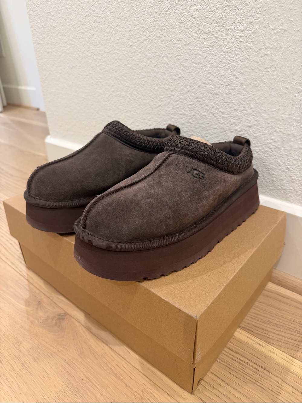 UGG Tazz Chocolate Brown Suede